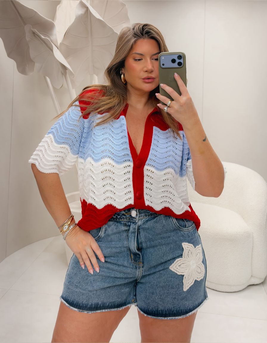 Blusa Náutica
