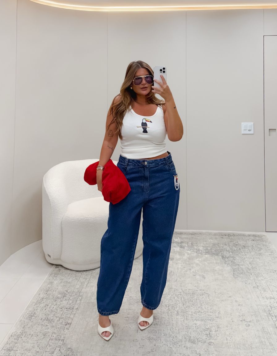 Calça Jeans Balloon