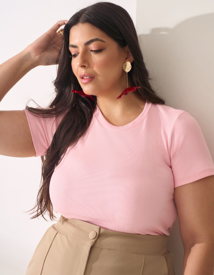 Blusa Baby Look