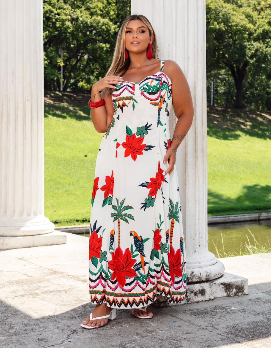 Vestido Carla Branco