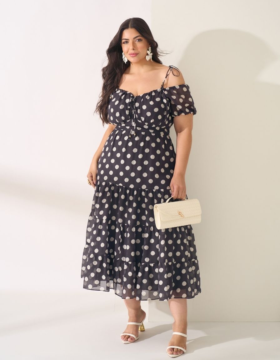 Vestido Poá