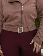 Jaqueta Suede