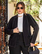 Blazer Alfaiataria Pesponto