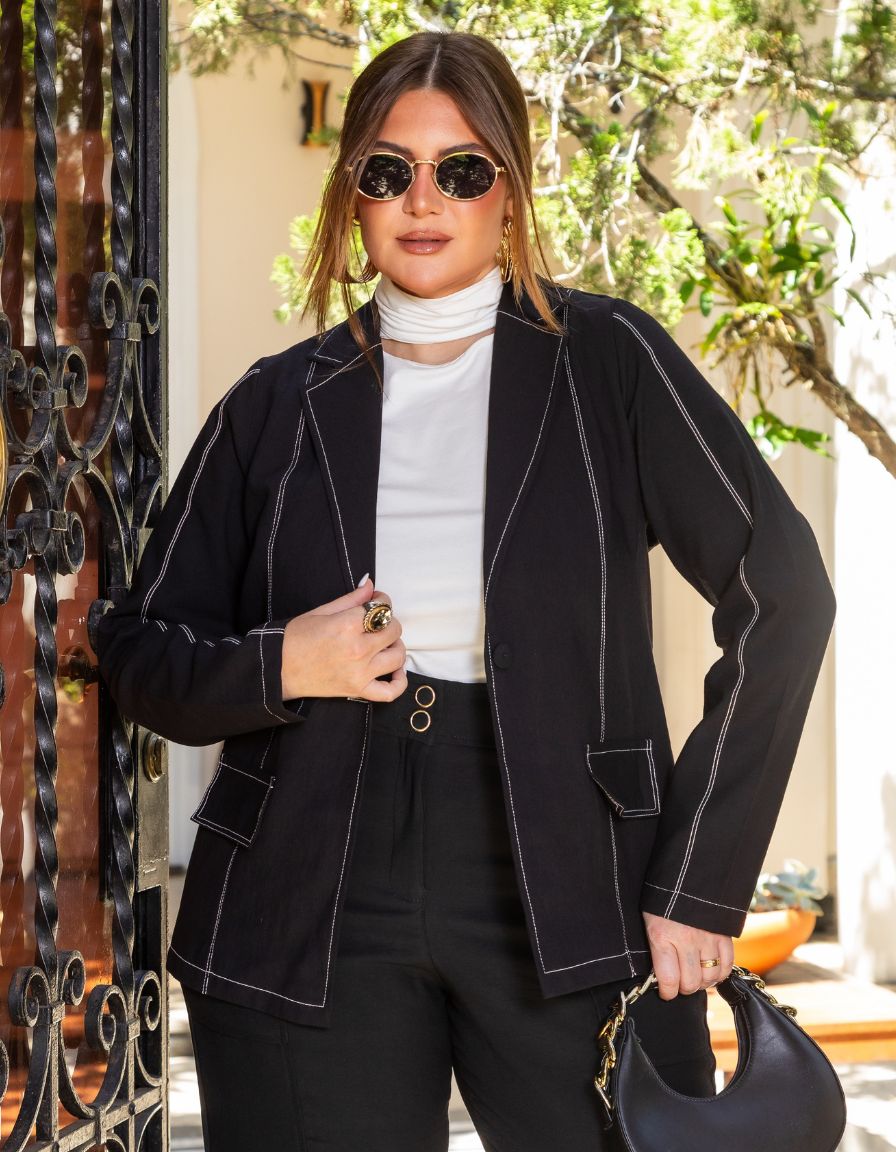 Blazer Alfaiataria Pesponto