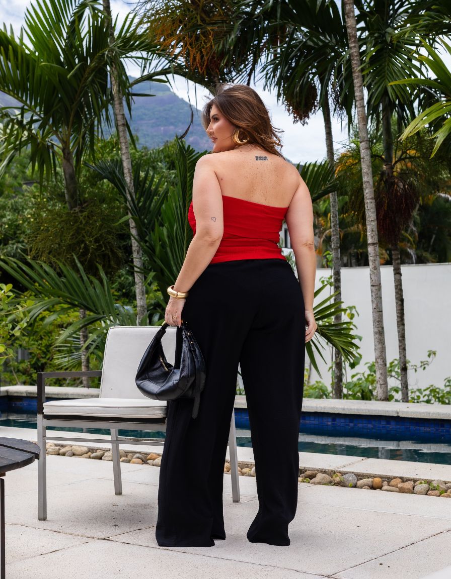 Blusa Lorena Com Fivela Lateral