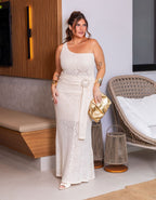 Conjunto Longo Natural Com Fivela