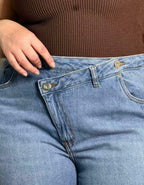 Calça Jeans Cós Transpassado