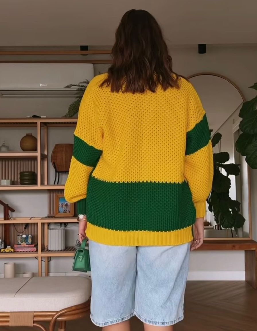Casaco Tricot Brasil