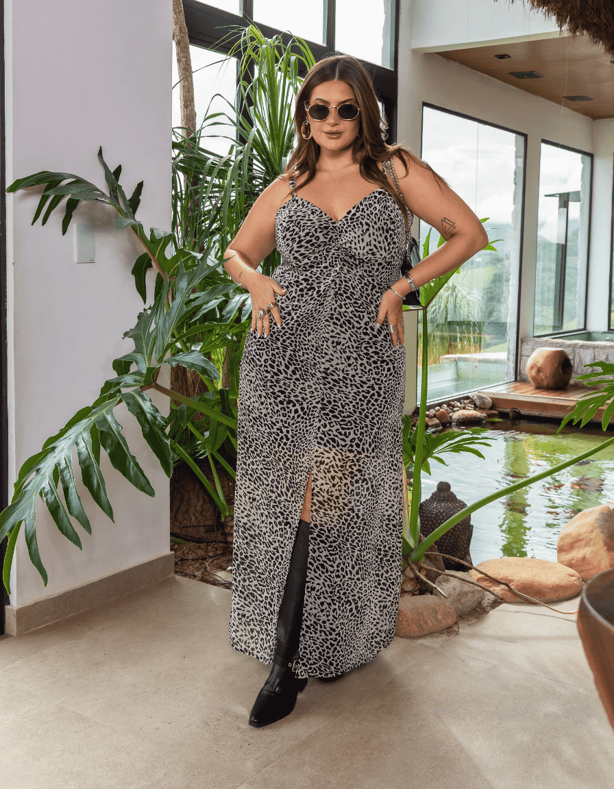 Vestido Longo Print