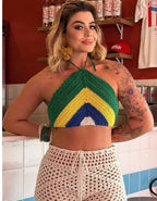 Top Crochê Brasil