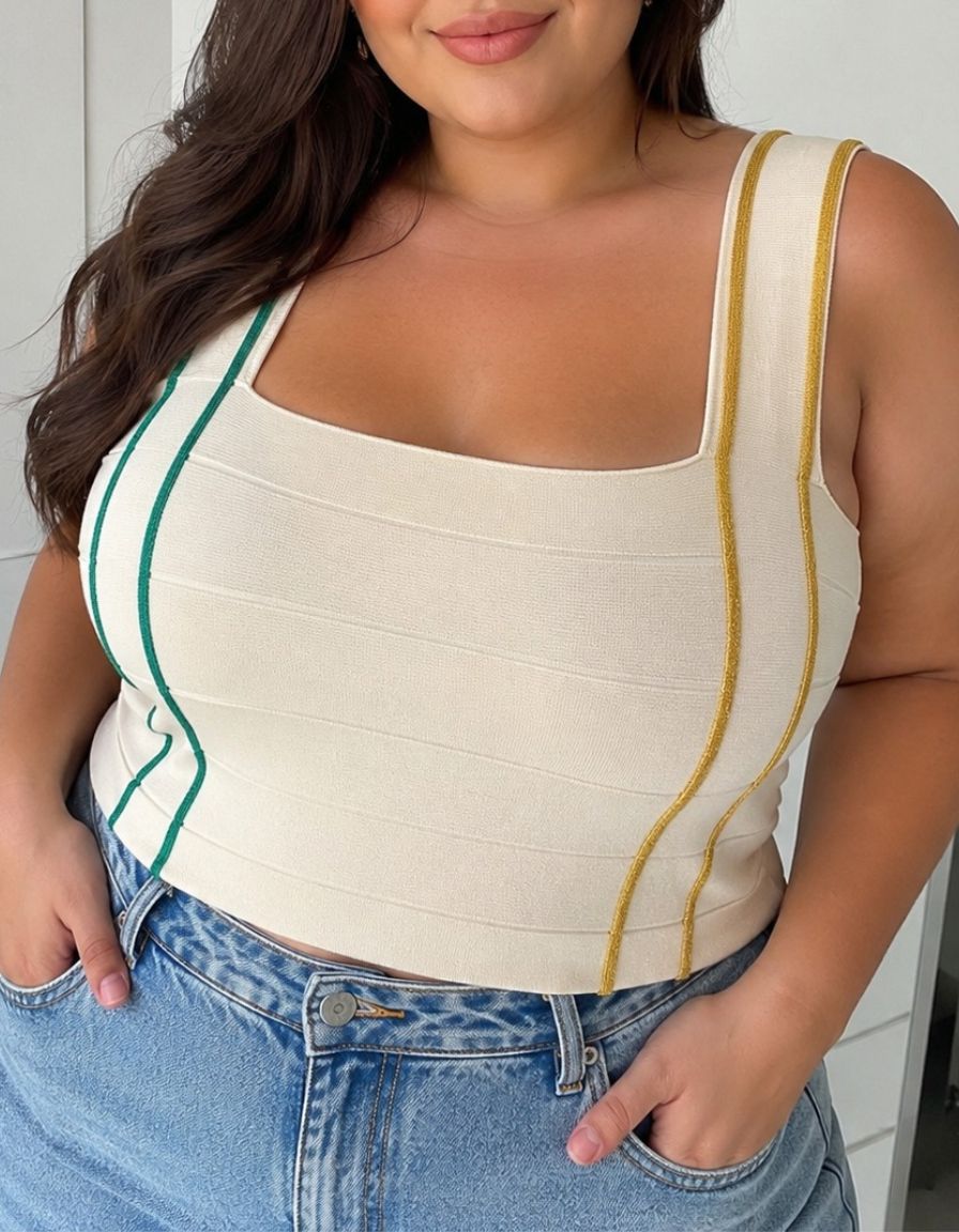 Cropped Tricot Brasil