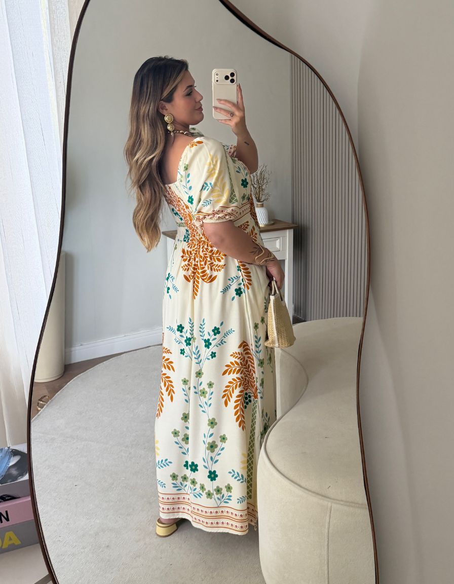 Vestido Musa Laranja