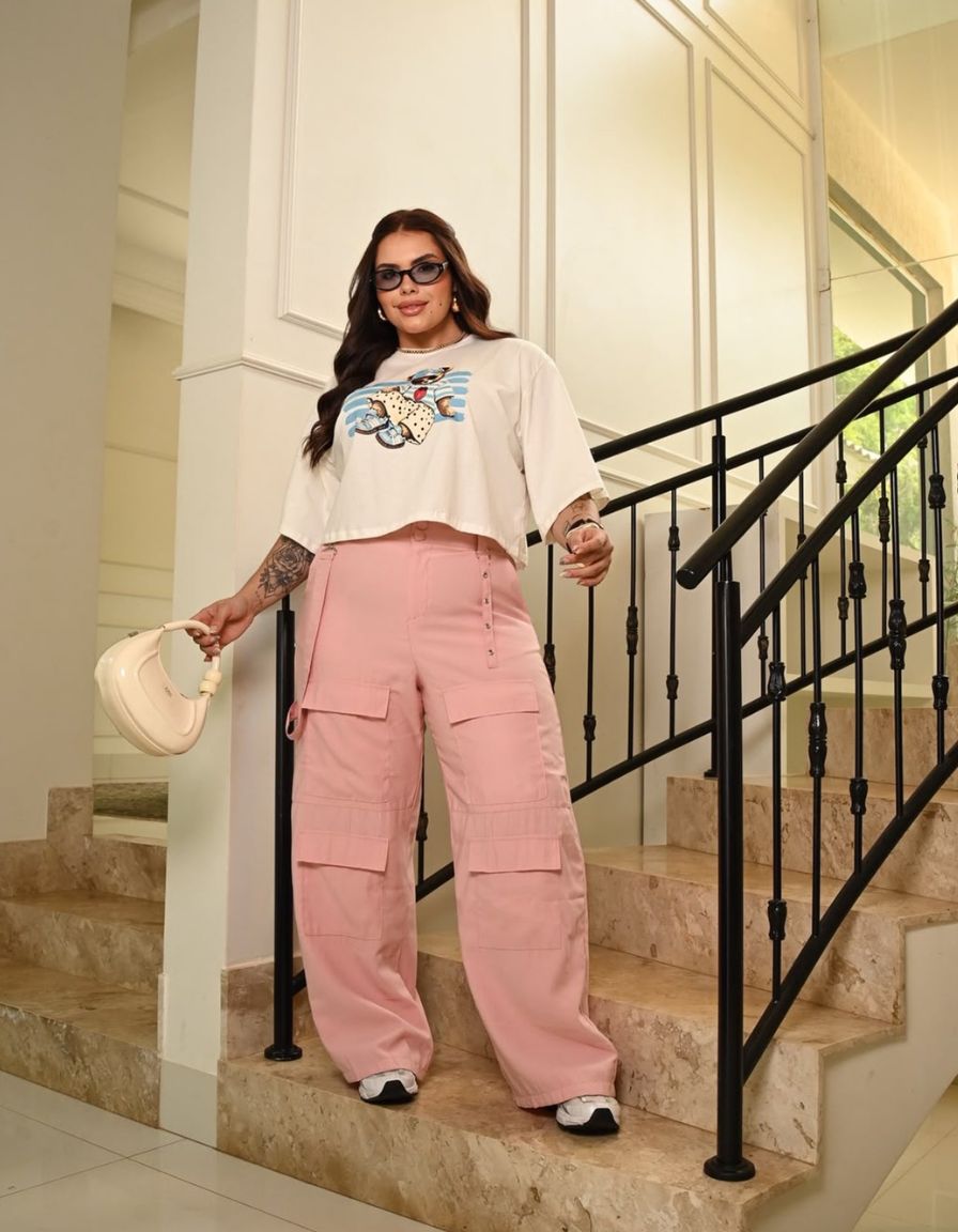 Cropped Ted Listrado Off White