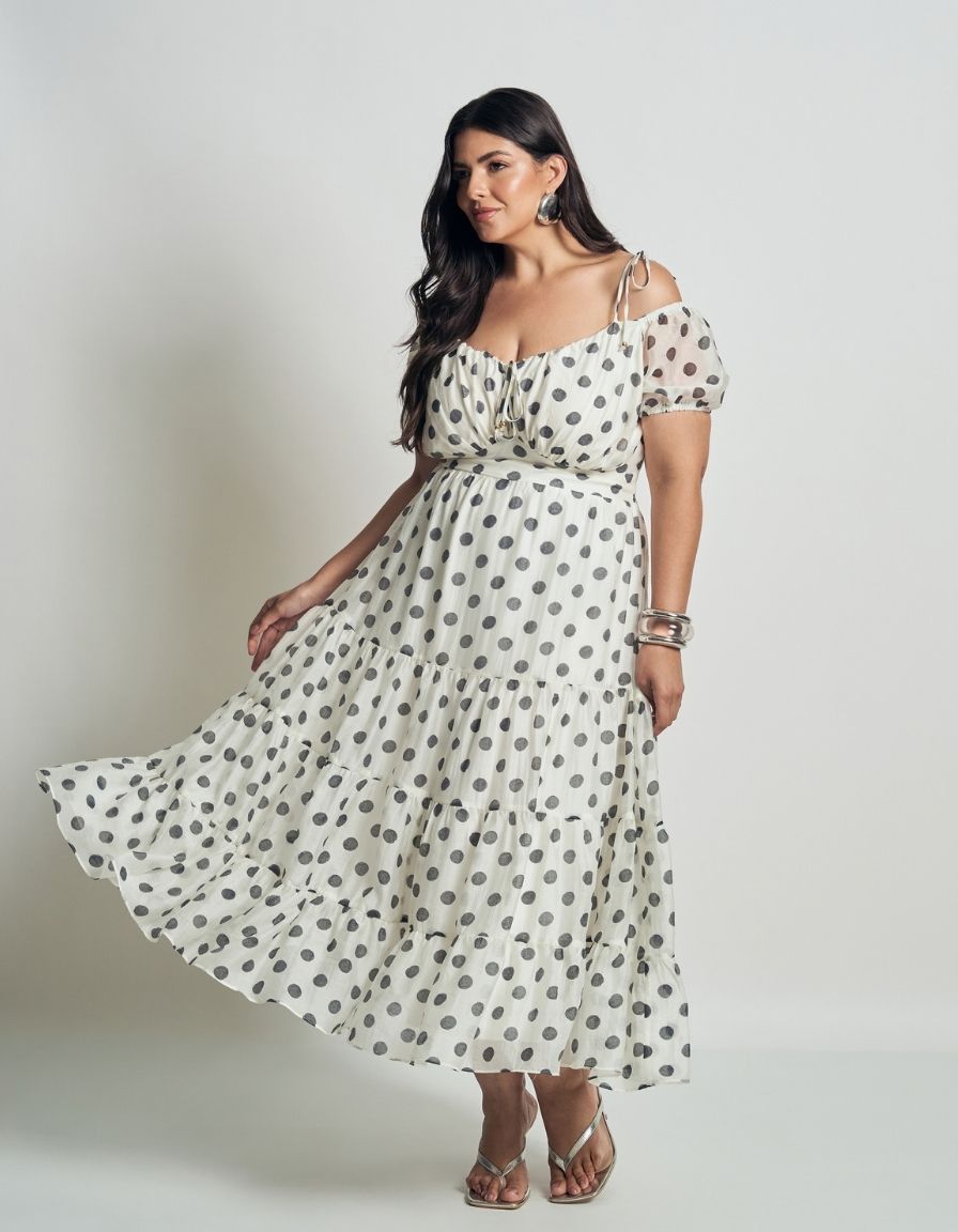 Vestido Poá