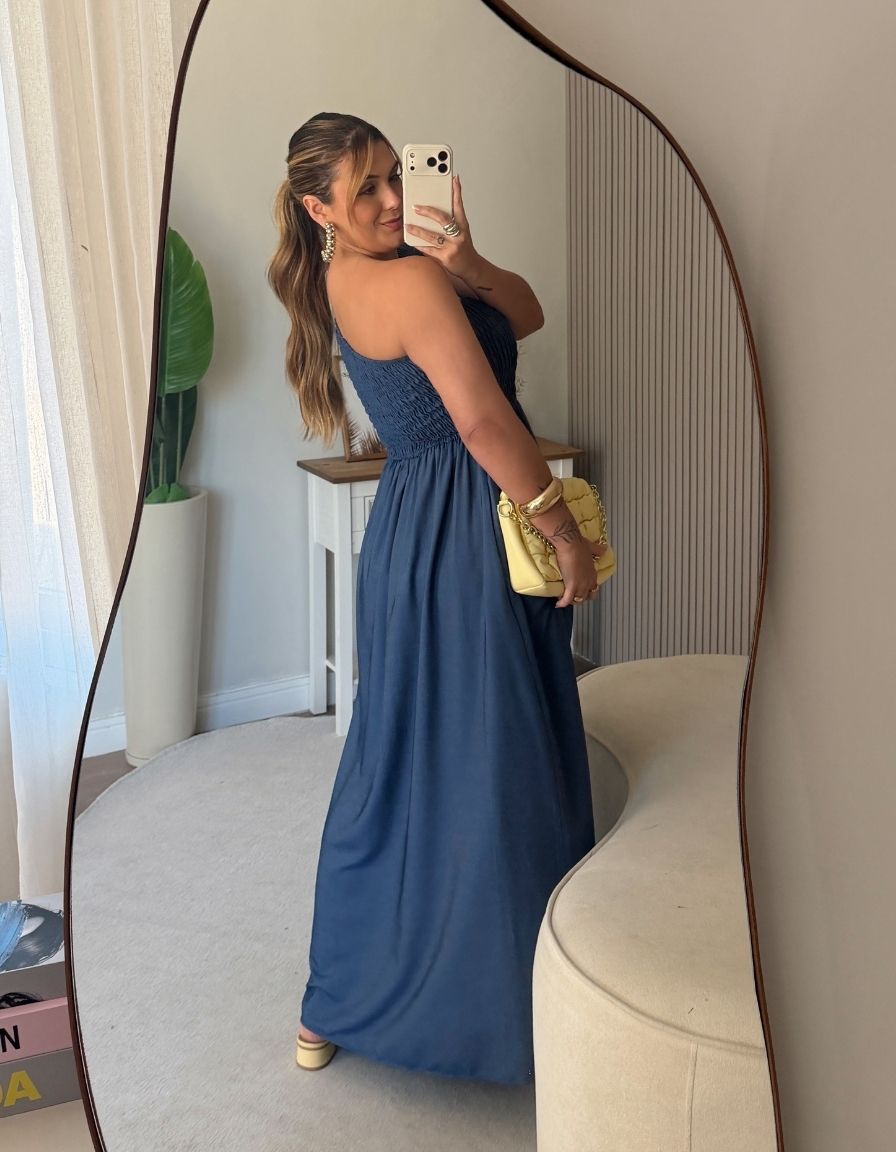 Vestido Carol Nula Manga