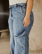 Calça Cargo Jeans Classic