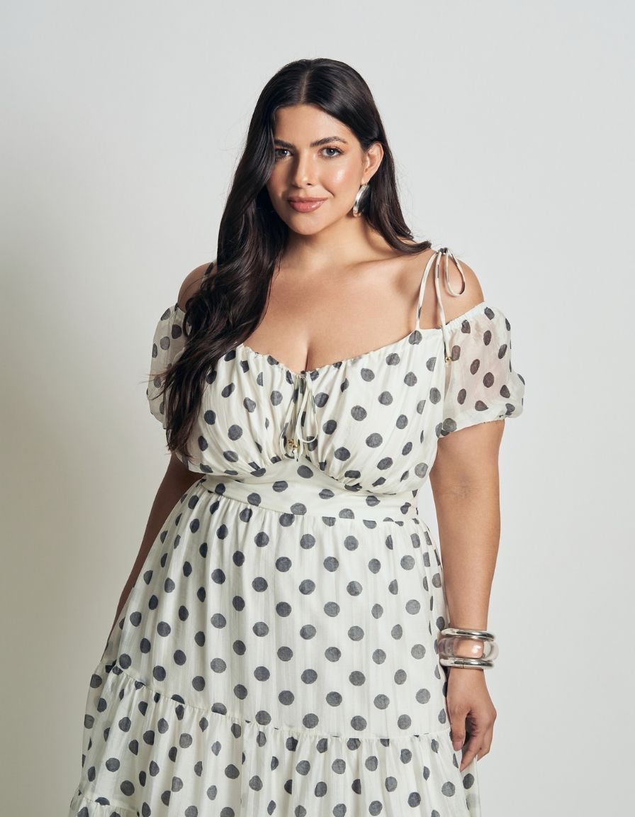 Vestido Poá