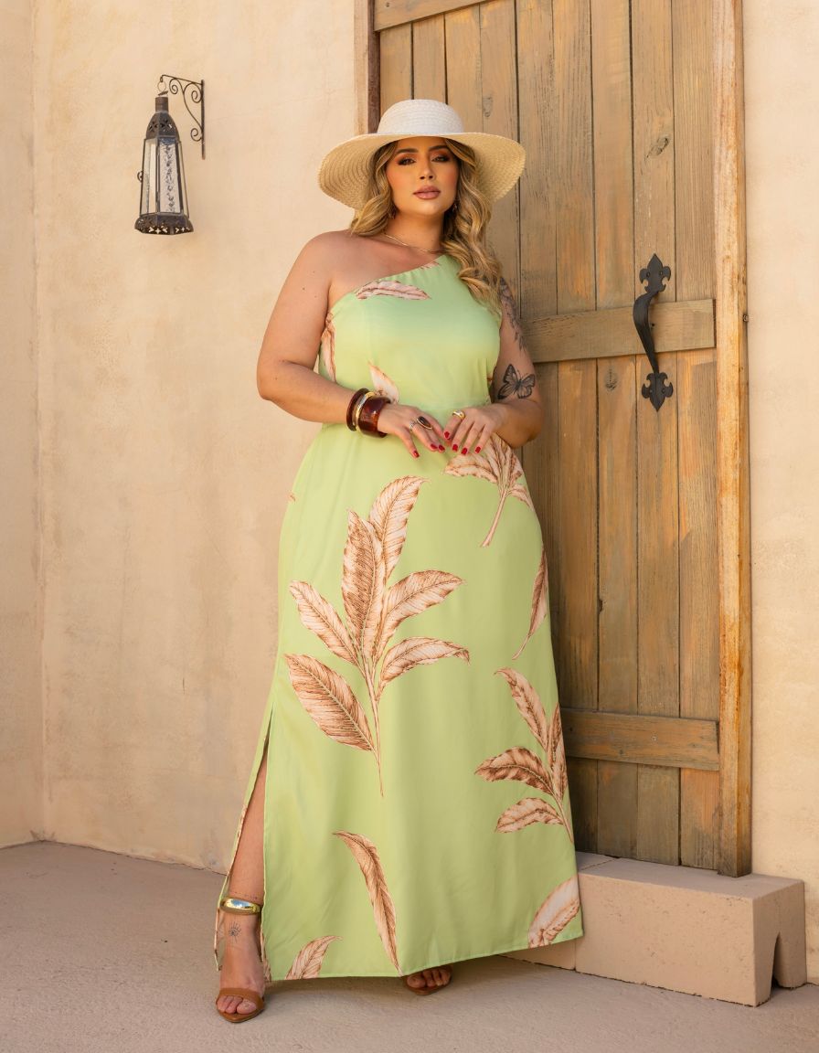 Vestido Folhas