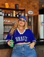 Blusa Tricô Brasil