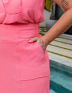 Conjunto Longo Detalhe Flor Verano