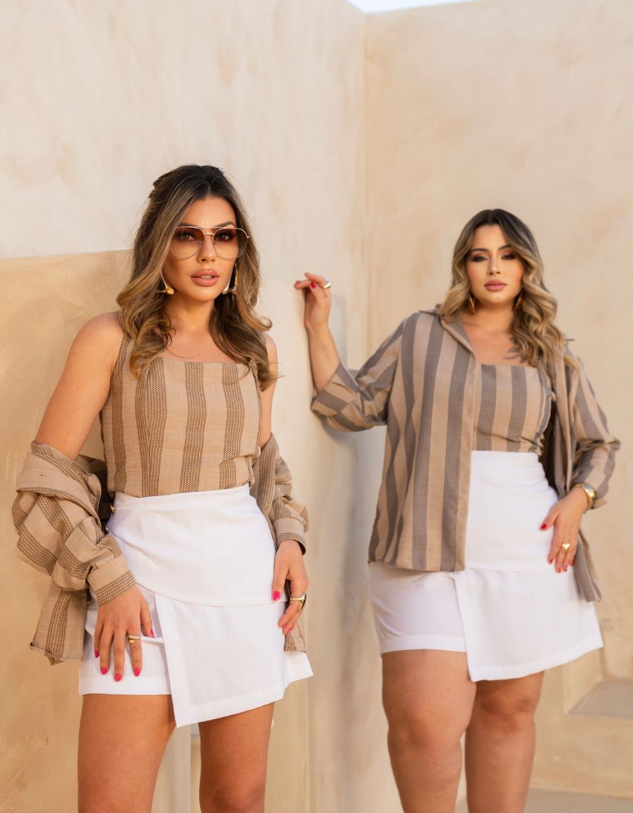 Camisa + Cropped Madame