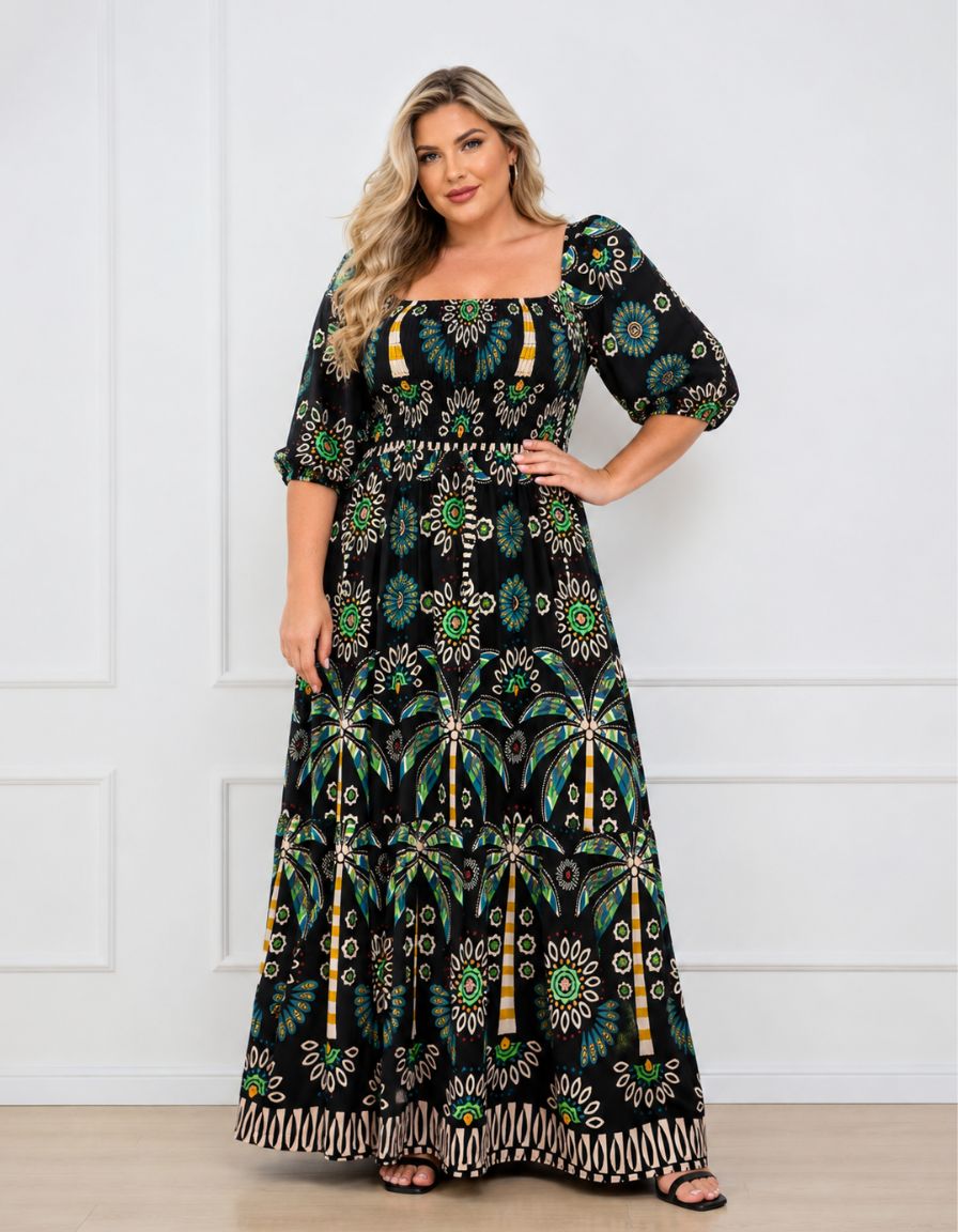 Vestido Square Elastex