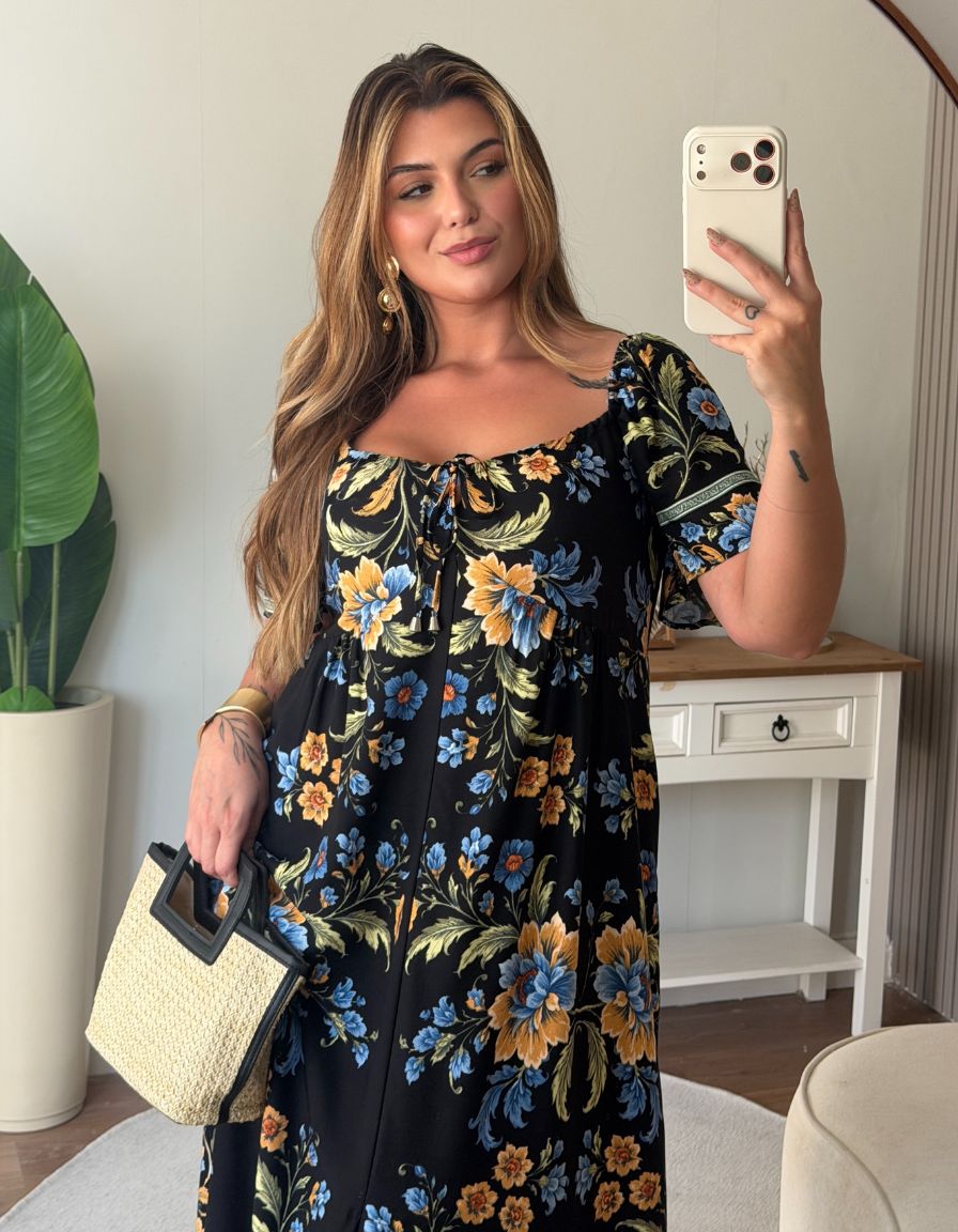 Vestido Ivy Preto