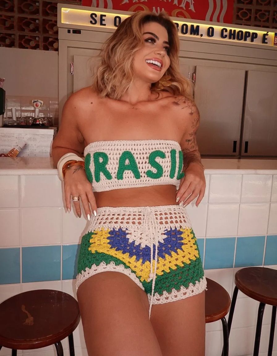 Top Faixa Crochê BR