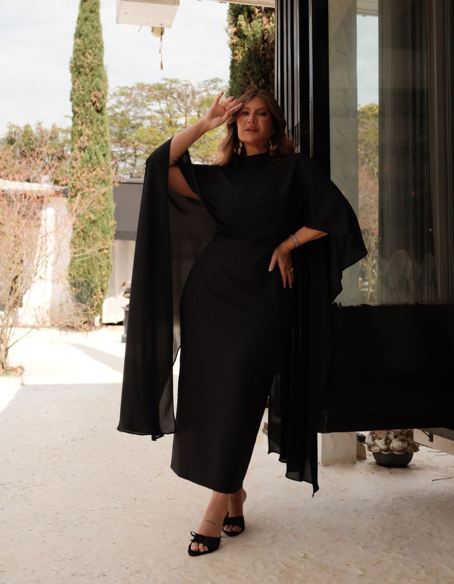Vestido Capa Sienna