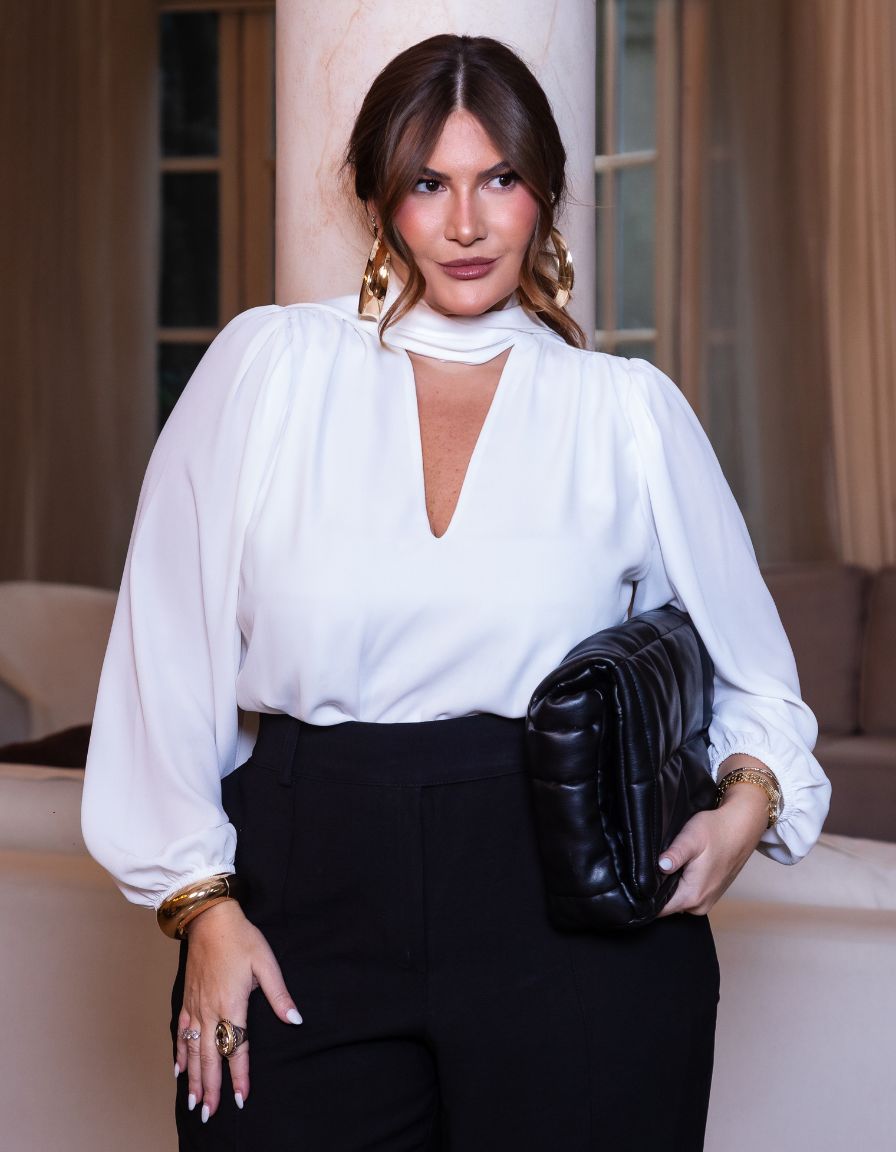 Blusa Manga Longa Gola Brenda
