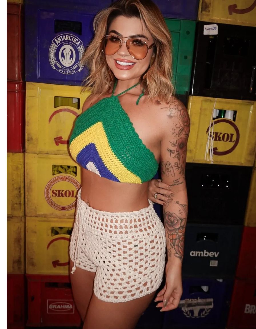 Top Crochê Brasil
