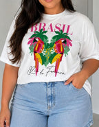 Blusa Brasil Tropical