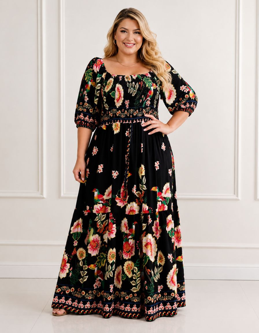 Vestido Square Elastex