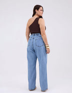 Calça Reta Jeans Ayla
