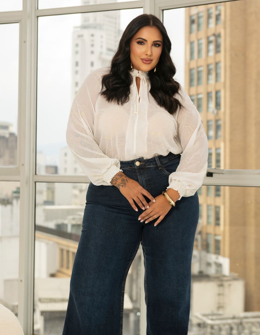 Calça Flare Jeans