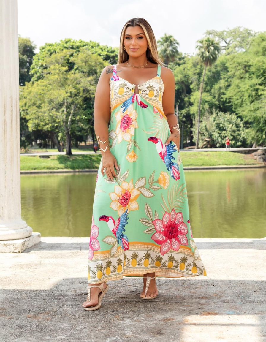 Vestido Camila Verde