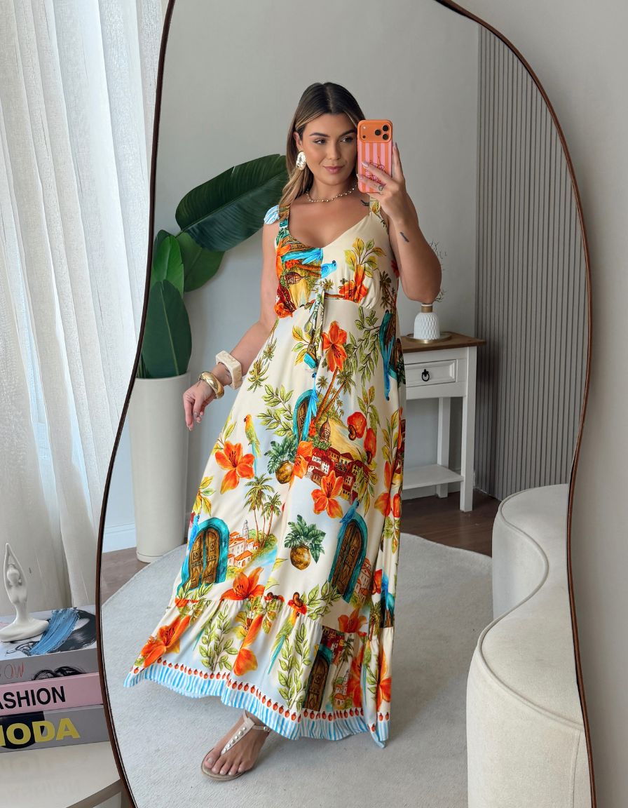 Vestido Cajueiro