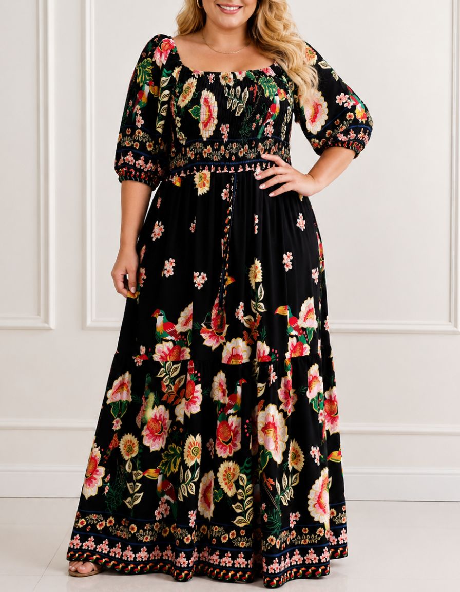 Vestido Square Elastex