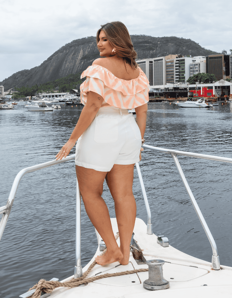 Blusa Ciganinha Print Exclusivo Pôr do Sol