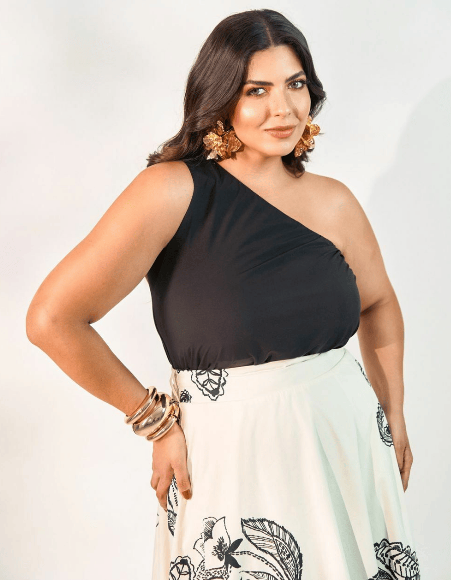Blusa One Shoulder