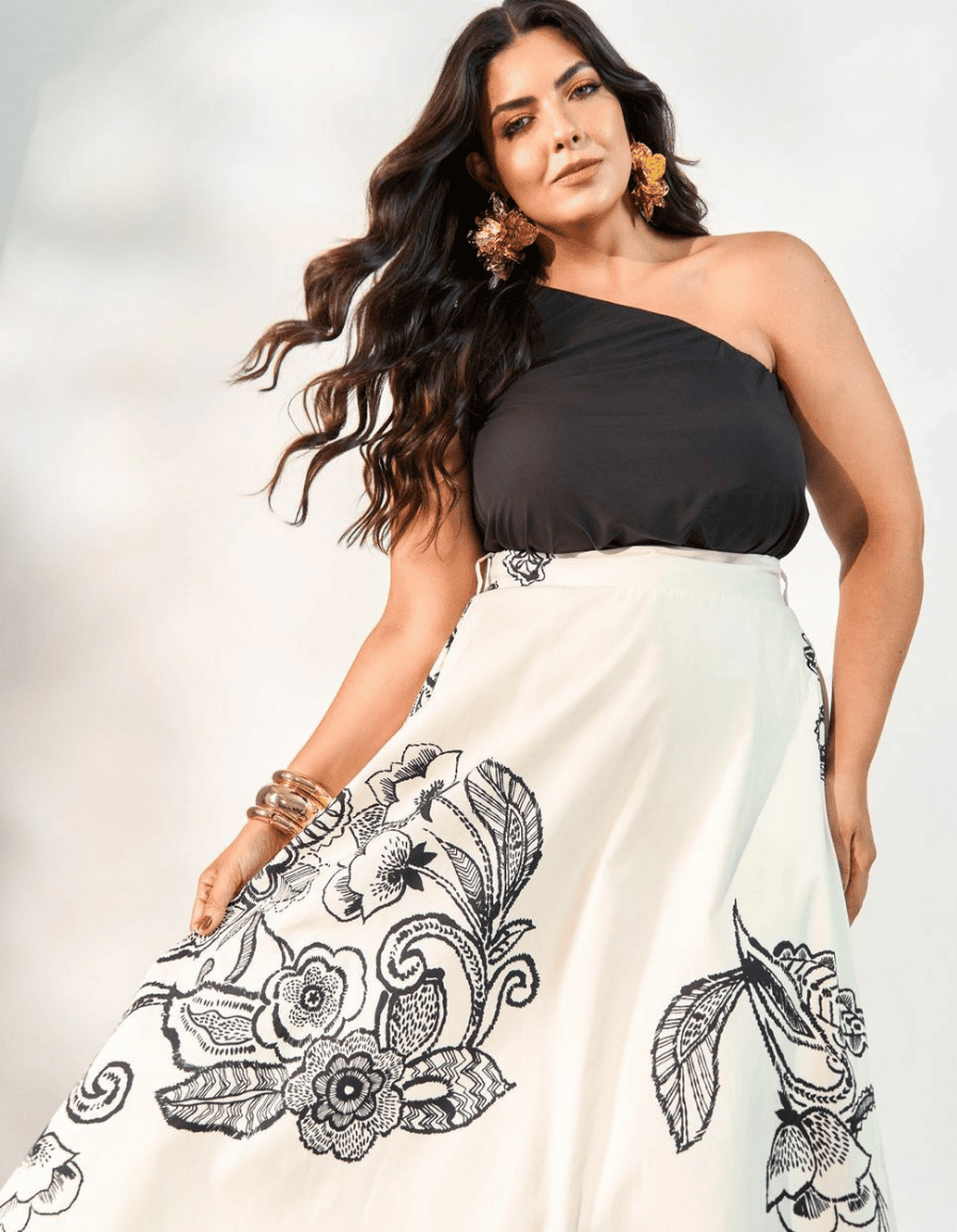 Blusa One Shoulder