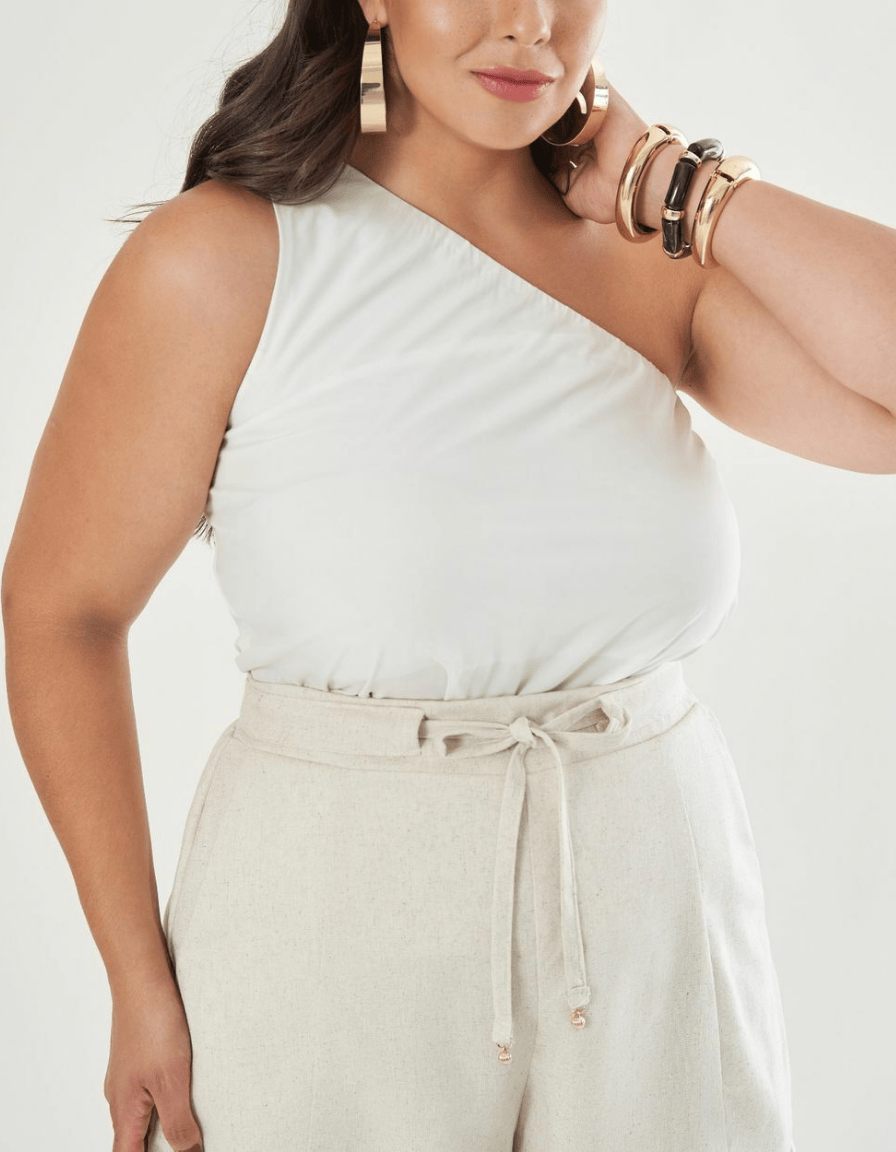 Blusa One Shoulder
