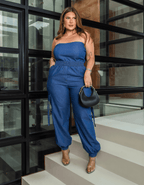 Calça Jogger Blue Jeans