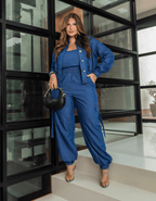 Calça Jogger Blue Jeans