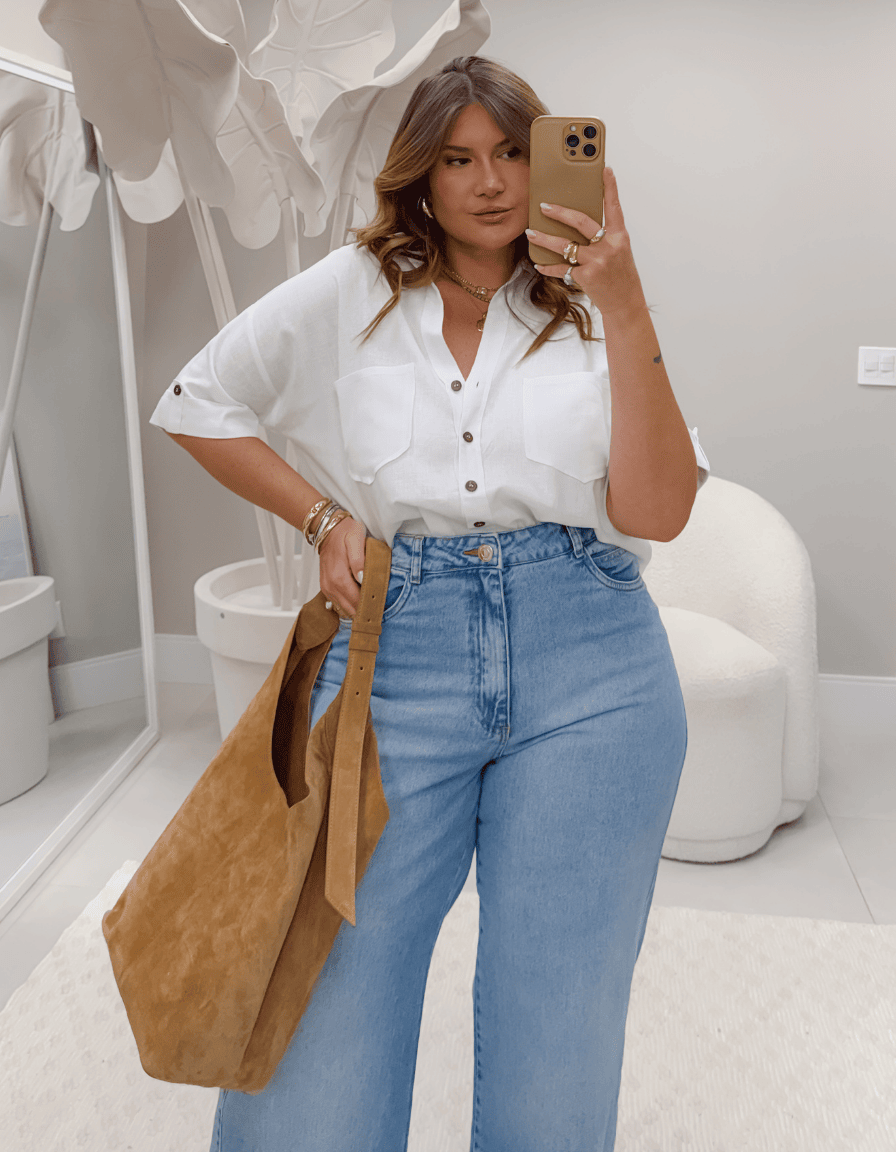 Calça Wide Leg Style