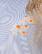 Camisa Listrada Bordada