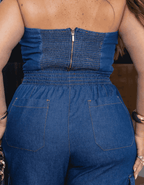Cropped Blue Jeans