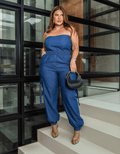 Cropped Blue Jeans