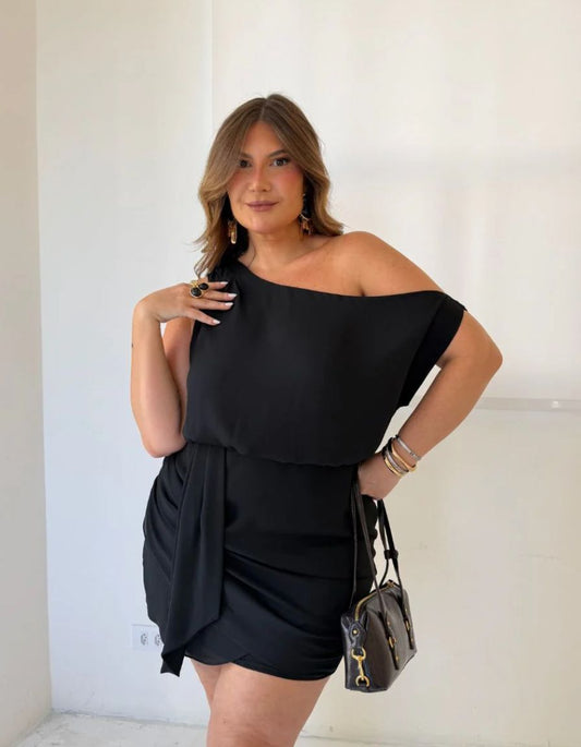 Vestido Crepe Malibu