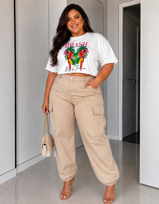 Blusa Brasil Tropical